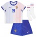 Maillot de foot France Youssouf Fofana #19 Extérieur vêtements enfant Europe 2024 Manches Courtes (+ pantalon court)